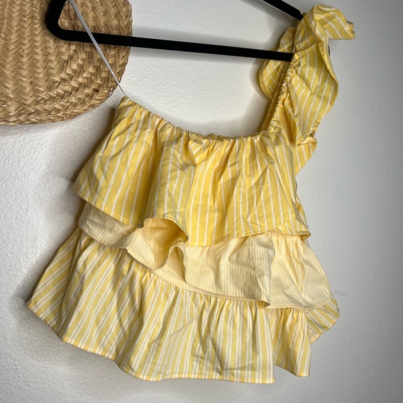 Maeve off shoulder ruffle tank NWT - Picture 4 of 8